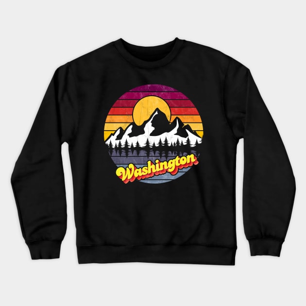 Washington State Crewneck Sweatshirt by Jennifer